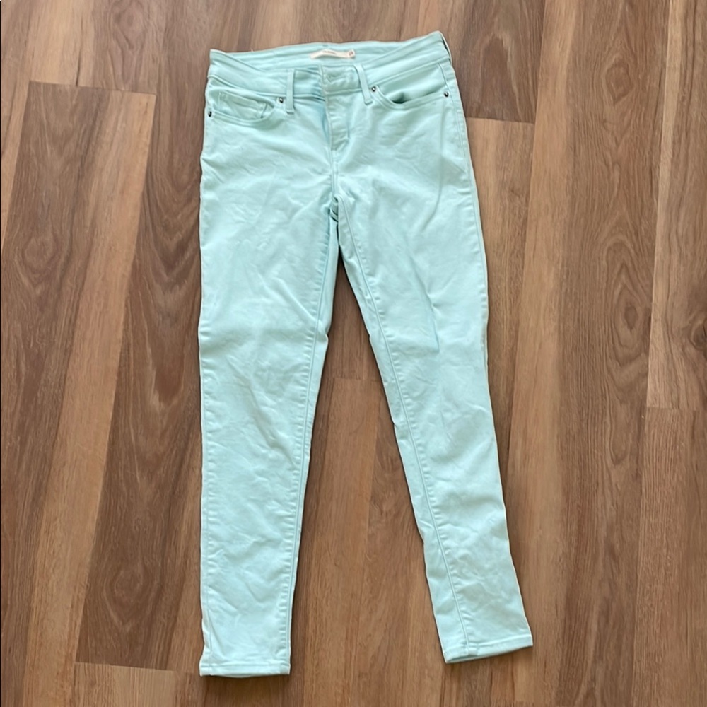 Levi’s 711 Skinny Jeans - Mint Green